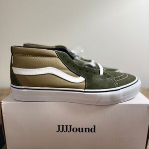 JJJJOUND X VANS SK8 MID US 11.5M GREEN